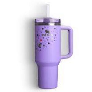 Olivia Rodrigo Stanley Purple Starry Party Tumbler with Straw